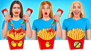 Desaf&iacute;o De Comer Sin Manos vs Una Mano vs Dos Manos #1 por Multi DO Challenge