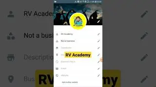 How to add cover photo in whatsapp✌️😎🔥🔥😱 #rvacademylk #shorts