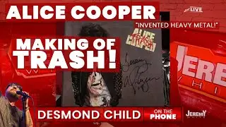 Desmond Child talks making of TRASH and recording a NEW SONG with Alice Cooper!