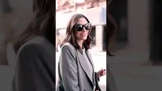 Leather Pants + Grey Coat: The Ultimate Cool-Girl Combo 😉 #fashiontrends #winterfashion #casualwear