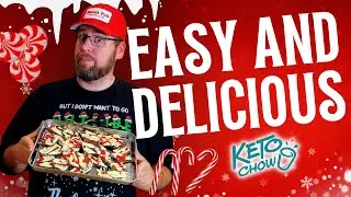 EASY #keto #CHOCOLATE PEPPERMINT Bark: Low Carb Christmas Candy with ​⁠​⁠@KetoChowYoutube