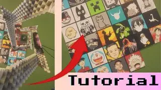 Tutorial minecraft pixel art / falling sand art