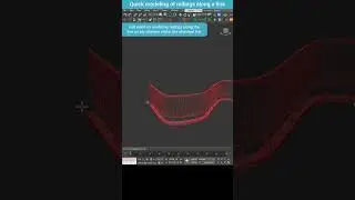 Magic Railings: Spline-Based Modeling in 3ds Max #shorts #3dsmax #modeling #tips