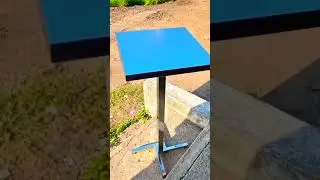 modern steel Cafe coffee tables