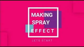 The Fastest Way To Create a Realistic Spray Effect - Photoshop Tutorial