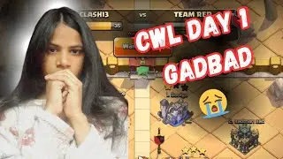 CWL Day 1 aur pehla attack… pura gadbad 😭 | Clash of Clans