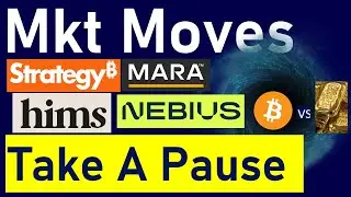 My Top Stocks Cool Off -- MSTR, HIMS, NBIS, MARA, BTC -- And Even Gold! A Healthy Pause?