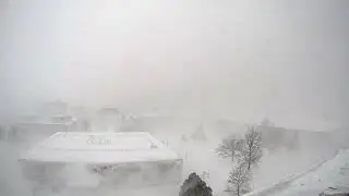 Lake Effect Snow Timelapse  - Feb  17, 2025