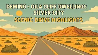 Ep. #943 Deming → Gila Cliff Dwellings → Silver City | Scenic Drive Highlights (Chill Instrumental)