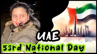 UAE 53rd National Day🇦🇪| Amazing Drone Show on Eid al Etihad🇦🇪| Hill Station main BBq party🤩🧨