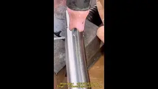 Spot welding and fixing of titanium alloy round pipe