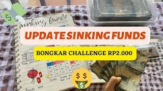 Bongkar challenge 2rbu an 🤑 | sinking funds updates #bongkarcelengan #sinkingfunds