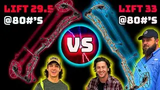 ARCHERY FUN | Mathew's LIFT 29.5 at 80lbs versus Mathew's LIFT 33 at 80lbs