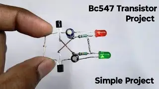 Bc547 Transistor Project | How To Make Simple Project |