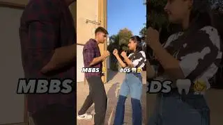 MBBS Vs BDS 👩&zwj;⚕️👨&zwj;⚕️🤣 | NEET mai kam rank aayi isliye BDS li 🥹 | Prachi : Doctor Siblings