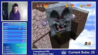 Super Mario 64 Randomizer - 120 Star (Random Seed, Danger) in 2:56:26!