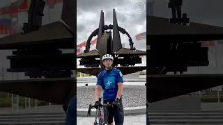 🚴&zwj;♂️ From the #road to #nato HQ Brussels! 🇧🇪 #TourDeNATO #cycling #belgium #wearenato #bike