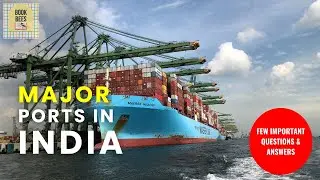 Complete List Of Major Ports In India And Their Details. #indiagk #competitiveexams #ports