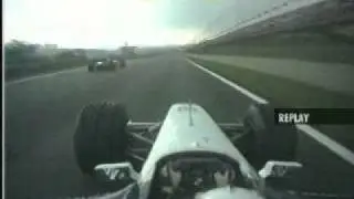 F1 2001 - Brasil - Montoya embestido por Verstappen