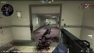 CS:GO deathmatch in office 1080p 60 FPS gameplay