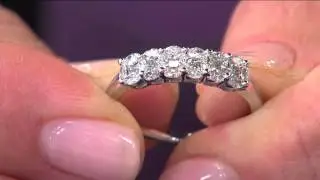 6-Stone Cluster Design Diamond Ring, 14K Gold 6/10 cttw by Affinity with Rick Domeier