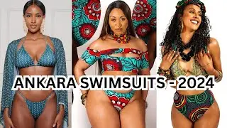 Trendy Ankara Wax Print Beach Swim Wear 2024 | Trendy African Swim Wear Styles