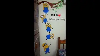 Minion wall painting....!