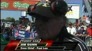 Big Jim Dunn Takes down the Werewolf John Force O'Reilly Nationals Charolette NC. 2010.mpg