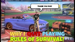 5 REASON WHY I QUIT PLAYING RULES OF SURVIVAL! ( THANK YOU ROS )