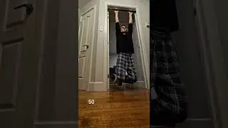 100 seconds bar hanging challenge 💪#workout #calisthenics