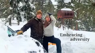 Slow Living | SNOWED IN FOR 5 DAYS!! | Winter in the Mountains, Preparing for Power Outage, Ep. 14