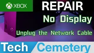 Ремонт Xbox One X &mdash; нет изображения, &laquo;Отключите сетевой кабель&raquo;