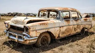 ASMR Car Restoration! 1957 Chevrolet Bel Air: Total Disrepair to Showroom New
