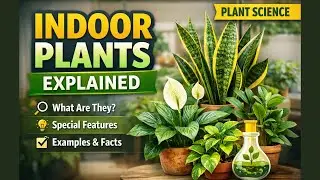 Indoor Plants Explained | Meaning, Examples & Special Features 🌿 | Plant Science