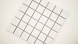 Durban White 2X2 Matte Porcelain Mosaic Tile