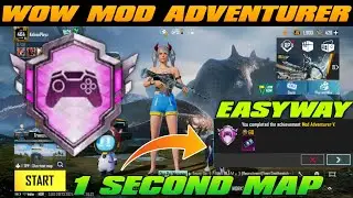 How To Complete Mod Adventure Achievement In BGMI ✅ Fastest Wow Map Bgmi | Easyway To Complete Wow