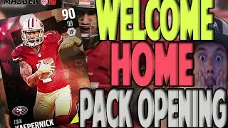 WELCOME HOME | MADDEN 16 ULTIMATE TEAM PACK OPENING | 90 OVERALL!!