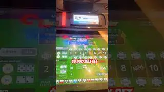 Выигрыш 3600 долларов за 40 секунд!! Максимальная ставка в крэпсе без риска!