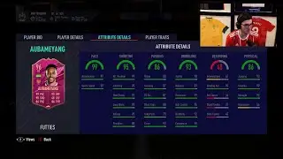 nick reacts to 96 Aubameyang beating Martial in futties vote