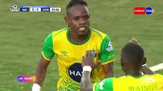 Gor Mahia Vs Nairobi United Chaotic Match Abandoned At 58th Minutes. It Ended In Draw Of 1-1