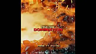 True Time Domination - Power Of Sinister ☠️🔥 (Don't Miss The End 💀)