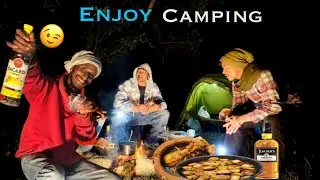 ENJOY 😉 OVERNIGHT CAMPING COOKING WITH DRINKS 🍷| CAMPING IN INDIA 