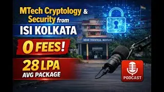 Mtech ISI Kolkata cryptology and security | 0 fees | 28 LPA Avg package