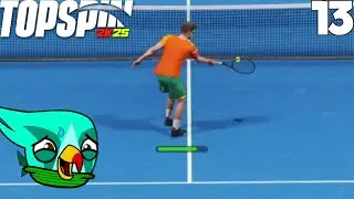 Let's Play Top Spin 2K25 - Part 13 - Qualies Challenge Bronze(Attempt 2)