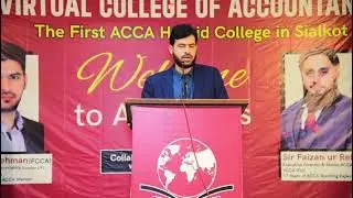Grand Opening of Virtual College of Accountancy | Sir Abdul Rehman FCCA | ACCA Education Excellence