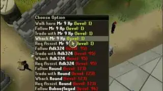 Lvl 1 on Runescape - Mr 9 hp (very rare)