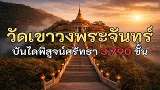 วัดเขาวงพระจันทร์ | ตำนานอาถรรพ์เขาทรพี บันไดพิสูจน์ศรัทธา 3,790 ขั้น และความลับที่ซ่อนใต้รอยพระบาท
