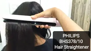 PHILIPS BHS378/10 Hair Straightener (Pink, Black) | Best Hair Straightener for wavy and curly hair🔥🔥