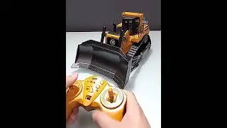 bulldozer truck remote control crawler бульдозер грузовик с дистанционным управлением гусеничный