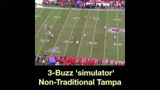 Texans running a 3-Buzz 'simulator' non-traditional Tampa (NTT) vs. the Chiefs.